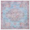 SAFAVIEH Washable Rug Serapi Collection - 8' x 10', Blue & Brown, Slip Resistant & Easy to Clean, Ideal for Living Room, Bedroom, Dining Space (SEP580M) view 4