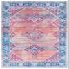 SAFAVIEH Washable Rug Serapi Collection - 8' x 10', Rust & Navy, Slip Resistant & Easy to Clean, Ideal for Living Room, Bedroom, Dining Space (SEP376P) view 4
