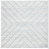 SAFAVIEH Area Rug 8x10 - Adirondack Collection - Large - Light Grey & Light Blue, Modern Geometric Design, Non-Shedding & Easy Cleaning, Ideal for Living Room, Bedroom, Office, Dining Space (ADR251L) view 3