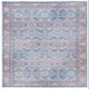 SAFAVIEH Washable Rug Serapi Collection - 8' x 10', Rust & Blue, Slip Resistant & Easy to Clean, Ideal for Living Room, Bedroom, Dining Space (SEP584P) view 4