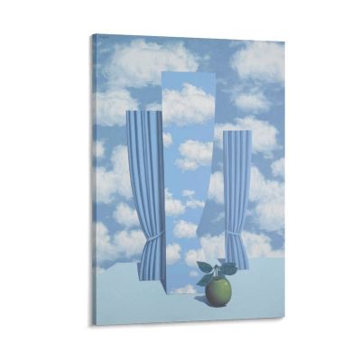 37 Masterpieces by Rene Magritte - Le Beau Monde by Rene Magritte Poster Decorative Painting Canvas Wall Art Living Room Posters Bedroom Painting 20x30inch(50x75cm)