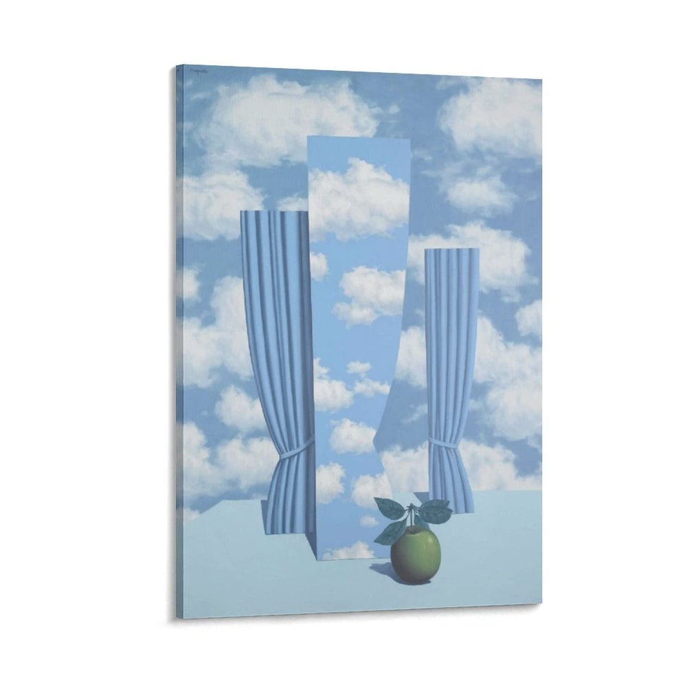37 Masterpieces by Rene Magritte - Le Beau Monde by Rene Magritte Poster Decorative Painting Canvas Wall Art Living Room Posters Bedroom Painting 20x30inch(50x75cm)