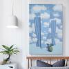 37 Masterpieces by Rene Magritte - Le Beau Monde by Rene Magritte Poster Decorative Painting Canvas Wall Art Living Room Posters Bedroom Painting 20x30inch(50x75cm) view 4