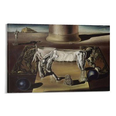 37 Masterpieces by Rene Magritte - DormeuseChevalLion Invisibles by Rene Magritte Poster Decorative Painting Canvas Wall Art Living Room Posters Bedroom Painting 24x36inch(60x90cm)
