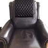 Azrah Traders Leather Recliner Chair Headrest Cover - Sofa, Love Seat, Furniture Protector, Theater Seat Cover/SlipCover for Home & Office, 30x50 Inches - Quilt Black Pack of 2 view 1