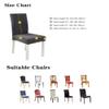 Chair Covers Spandex Elastic Removable Chair Cover Stretch Anti-Dirty Wedding Seat Covers Dining housse de Chaise 1/2/4/6PCS,Color 19,1 pcs view 2