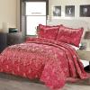 MEET HAPPINESS Lightweight All Season -Attractive Embossed Solid Pattern (Wine red) view 1