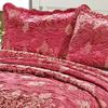 MEET HAPPINESS Lightweight All Season -Attractive Embossed Solid Pattern (Wine red) view 4