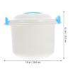 4 Cup Microwave Rice Cooker Steamer - Multifunctional Kitchen Gadget for Quick and Easy Cooking of Rice, Vegetables, and Pasta, Perfect for Home Use, Dishwasher Safe, Yellow Color view 3