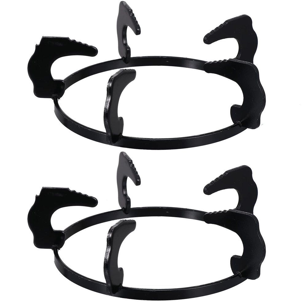 Lurrose 2pcs Gas Stove Bracket Stove Cookware Ring Pan Stand Kitchen Gas Stove Racks Kitchen Accessories Gas Stove Holders Metal Gas Stove Rack Kitchen Stove Accessories Wok Support Rack