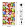 Heantstoy Colorful Eggs Easter Spring Holiday Hand Towel Soft Bath Towel Kitchen Tea Dish Towels Bathroom Decorations Housewarming Gifts 27.5in X 15.7in view 3