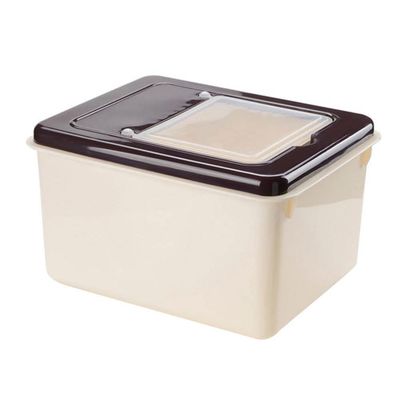 10kg Rice Storage Box Grain Cereal Dispenser Sealed Moisture-Proof Large Pet Food Storage Container Kitchen Flour Barrel Bucket