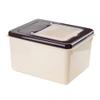 10kg Rice Storage Box Grain Cereal Dispenser Sealed Moisture-Proof Large Pet Food Storage Container Kitchen Flour Barrel Bucket view 1