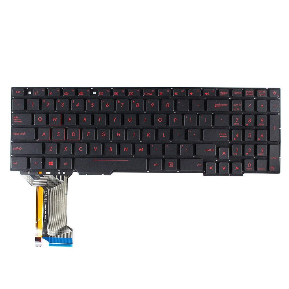 yhfshop New for ASUS GL553 GL553VW GL553VD US Black with Backlit Laptop Keyboard