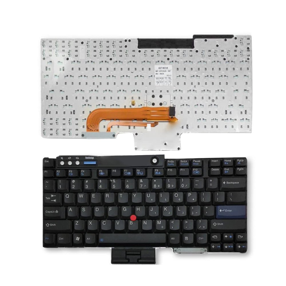 yhfshop New Laptop Keyboard for Lenovo IBM ThinkPad X60 X60S X61 X61S T400 T60 T61 English keypad Keys Replacement