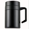 14 Oz Mug with Handle, Coffee Mugstrainer, Stainless Steel Water Cup, Business Office Cup(Color:#2) view 1