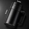 14 Oz Mug with Handle, Coffee Mugstrainer, Stainless Steel Water Cup, Business Office Cup(Color:#2) view 4
