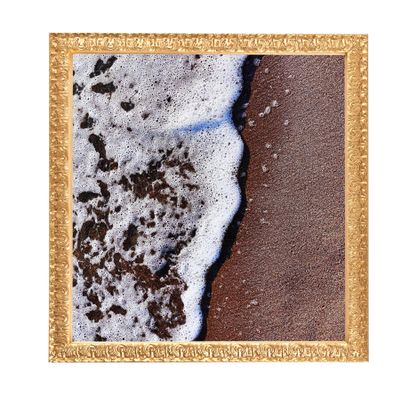 ArtToFrames 5x7 Inch Gold Picture Frame, This 1.00 Inch Custom Wood Poster Frame is 1" Wide - Versailles Gold - Comes with Foam Backing 3/16 inch and Regular Glass (FBPLD11239-5x7)