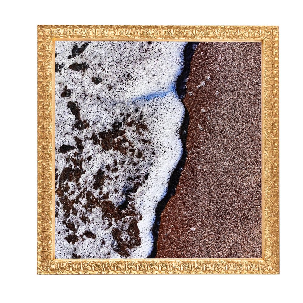 ArtToFrames 5x7 Inch Gold Picture Frame, This 1.00 Inch Custom Wood Poster Frame is 1" Wide - Versailles Gold - Comes with Foam Backing 3/16 inch and Regular Glass (FBPLD11239-5x7)