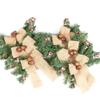 Factory Direct Craft Burlap Bow and Artificial Pine Bundle of 6 Pieces view 2