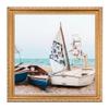 ArtToFrames 8x12 Inch Gold Picture Frame, This 1.40 Inch Custom Wood Poster Frame is Gold with Beads - Comes with Foam Backing 3/16 inch and Regular Glass (FBPLD10051-8x12) view 1
