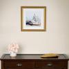 ArtToFrames 8x12 Inch Gold Picture Frame, This 1.40 Inch Custom Wood Poster Frame is Gold with Beads - Comes with Foam Backing 3/16 inch and Regular Glass (FBPLD10051-8x12) view 4