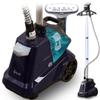 SALAV Heavy Duty Commercial Full-Size Garment Steamer with Foot Pedals and Extra Large 3L (101.5 oz) Water Tank, 1800 watts of Poweful Steam (Navy) view 1