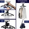 SALAV Heavy Duty Commercial Full-Size Garment Steamer with Foot Pedals and Extra Large 3L (101.5 oz) Water Tank, 1800 watts of Poweful Steam (Navy) view 4