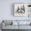 Trademark Fine Art 'Distant Barn Sketch I' Canvas Art by Emma Caroline 24x24 view 3