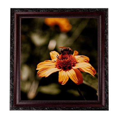 ArtToFrames 8x12 Inch Brown Picture Frame, This 1.50 Inch Custom Wood Poster Frame is Classic Burgundy - Comes with Foam Backing 3/16 inch and Regular Glass (FBPL0066-82214-201-8x12)