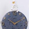 MagiDeal Outdoor Garden Wall Clock, Luxury Astronaut Wall Clock, Personality Dining Room Wall Decoration Clock, Creative Living Room and Home Clock, Gray view 2