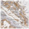 SAFAVIEH Area Rug 8x10 - Horizon Shag Collection - Large - Grey & Gold, Modern Design, Non-Shedding & Easy Cleaning, Ultra Plush Thick Pile, Ideal for Living Room, Bedroom, Dining Space (HZN890D) view 3