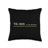 909 Retro Vintage Electronic Drum Machine from the 90s Throw Pillow view 1