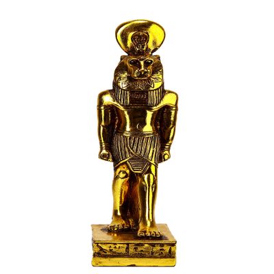 Ancient Egyptian statue of Sekhmet, also spelled of Sakhmet, in Egyptian religion,a god of the war and destroyer of the enemies of the sun god Re