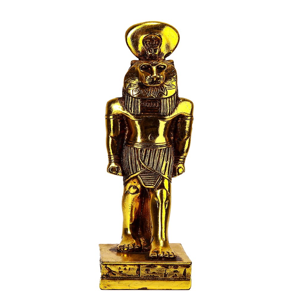 Ancient Egyptian statue of Sekhmet, also spelled of Sakhmet, in Egyptian religion,a god of the war and destroyer of the enemies of the sun god Re