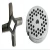 #22 1/4" Reversible Meat Grinder Plate with Grinder Knife Included - Cozzini Cutlery Imports view 1