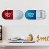 4ArtWorks - 19" x 8" Cool Pill Wall Art Decor, Cool Pill Wall Art, Chill Pill Wall Art, Happy Pill Room Wall Decor, Love Pill Wall Decor, Fun Wall Art Dcor view 4