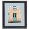 ArtToFrames 6x11 inch Black Stain on Solid Red Oak Picture Frame with 2 Inch Single Baby Blue Mat, SingleMat-0066-59504-YBLK-6x11-860 view 2