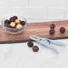 Nut Cracker Tool Stainless Steel Chestnut Clip New Creative Plastic Stainless Steel Walnut Clip Sheller Chestnut Walnut Opener Kitchen Tool Nutcracker Pecan (Color : Sky Blue) view 4