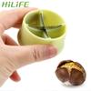 Nut Cracker Tool Nut Cracker Sheller Chestnut Cross Open Knife Quick Chestnut Cutter Nut Opener Sheller Walnut Pliers Kitchen Gadgets Nutcracker Pecan (Color : Green) view 2