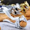 YAYA2021-SHOP Nut Cracker Tool Squirrel Shape Walnut Clip Nutcracker Sheller Crack Almond Walnut Pecan Hazelnut Filbert Nut Kitchen Nut Sheller Clip Gadgets Nutcracker Pecan (Color : Matte Silver) view 3