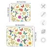 Beautiful Flower Dish Drying Mat for Kitchen, Kitchen Drying Mat, Absorbent Quick Drying Dish Mat Machine Washable 16 In x 18 In view 3