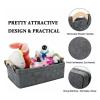YAYA2021-SHOP Firewood Log Carrier Folding Felt Bag Fireplace Wooden Bag Felt Basket Fire Wood Pocket Firewood Basket Newspaper Stalls Basket Storage Organizers for Wood Carrying (Size : Small) view 4