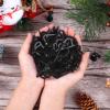 Marsui 500 Pieces Christmas Light Clips Outdoor Gutter Hooks Plastic Seasonal Weatherproof Clips Holiday Fence Hooks for Christmas Roof Tree Outside Hanging String Lights (Black) view 4
