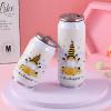 10oz Stainless Steel Tumbler with Lid & Straw-Double Wall Vacuum Insulated Travel Mug, Be Happy Cute Bee Gnome Water Bottle Coffee Beverage Drinks Cup for Adults Kids view 4