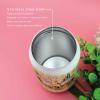 10oz Stainless Steel Tumbler with Lid & Straw-Double Wall Vacuum Insulated Travel Mug, Hello Summer Sunflower Gnomes Yellow Buffalo Plaid Water Bottle Coffee Beverage Drinks Cup for Adults Kids view 2