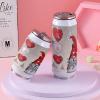 14oz Stainless Steel Tumbler with Lid & Straw-Double Wall Vacuum Insulated Travel Mug, Christmas Gnome Winter Snowflake Love Heart Water Bottle Coffee Beverage Drinks Cup for Adults Kids view 4