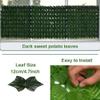 LSDRALOBBEB Artificial Ivy Privacy Fence Screen Artificial Hedges Fence Faux Screen Leaf Decorative Fence Screen Decoration for Wedding Party Garden Wall Decoration 1216(Size:200x600cm) view 2