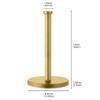 Countertop Gold Paper Towel Holder view 2