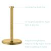 Countertop Gold Paper Towel Holder view 3